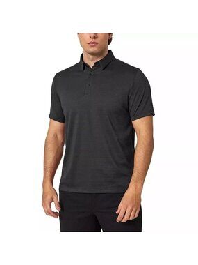 Modern Ambition Men's XL Dark Gray Polo Shirt  Polyester Blend i1888